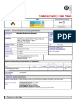 Maitake Mushroom Powder MSDS