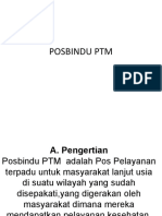 Sosialisasi Posbindu PTM