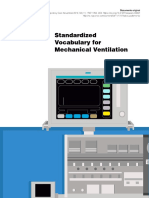 Standardized vocabulary for mechanical ventilation