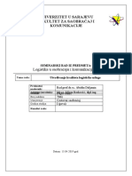 Logistika U Saobrćaju I Komunikacijama