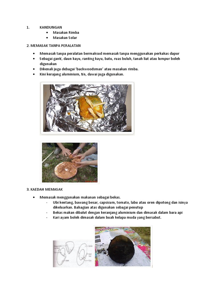 Panduan Masakan Rimba Praktis | PDF | Memasak, Makanan, & Anggur ...