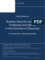 Russian Second-Language Textbooks and Identity in the Universe of Discourse