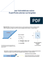 Fuerzas Hidrostáticas Sobre Superficies Planas Sumergidas