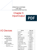 Input/Output: Operating Systems CSE 4300