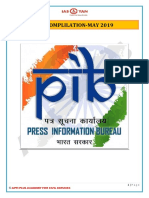 Pib Complilation-May 2019: Apti Plus Academy For Civil Services