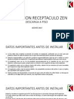 Manual de Instalacion Receptaculo ZEN Descarga A Piso