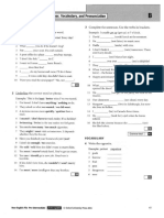 New English File Pre-Intermediate Test Booklet - Page65