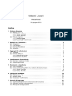 Corso Di Automatica Sistemi Lineari PDF