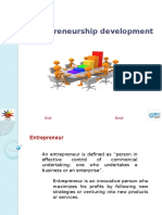 Entrepreneurship Development: Next End