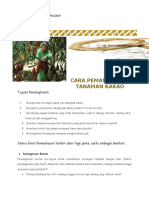 Cara Pemangkasan Tanaman Kakao