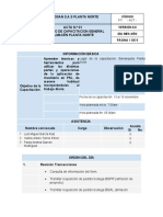 Acta 01 Capacitación Almacén Plata Norte 13 Al 16 Noviembre