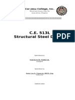 C.E. 513L Structural Steel Design: Cor Jesu College, Inc