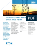 Fault Analyses: Assess The Potential Impact of Faults in Electric Power Systems