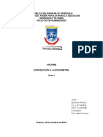 Informe PSICOMETRIA Eudomar Rivera