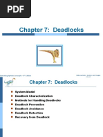 Chapter 7: Deadlocks: Silberschatz, Galvin and Gagne ©2013 Operating System Concepts - 9 Edition