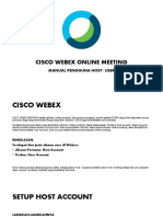 Online Meeting Using Cisco Webex Meetings