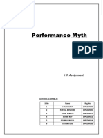 Performance Myth: HR Assignment