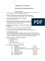 Cuestionario Derecho Notarial