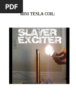 Mini Tesla Coil Project PDF