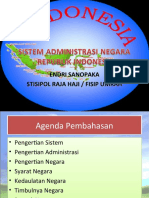 Sistem Administrasi Negara Republik Indonesia