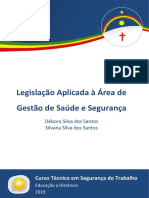 Caderno SEG - Legislação Aplicada à Área de Gestão de Saúde e Segurança  [2019.2 - ETEPAC]