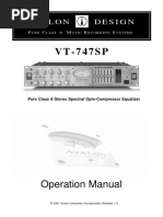 V T - 7 4 7 S P: Operation Manual