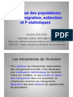 Cours DeriveMigrationMetapopFstat ENS 2009 PDF