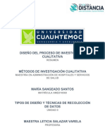 Diseño del proceso de investigación cualitativa