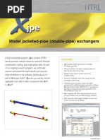 Model Jacketed-Pipe (Double-Pipe) Exchangers: Features