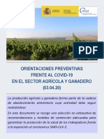 Orientacion Preventiva Covid-19 Sector Agricola - Insst