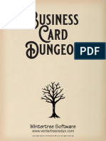 Bussiness Card Dungeon
