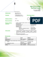 Salicylic Acid Purified Grade: Dentification