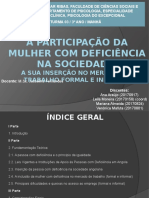 Inserção Da Mulher Mercado de Trabalho PPT 2pp