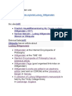 Ludwig Wittgenstein Wiki