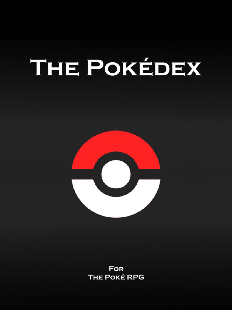 The Pokedex 0 3 Pdf Pokemon Nature