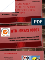 Ohsas 18001, Decreto 1072, Iso 45001