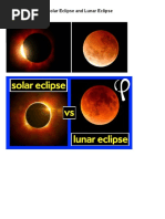 Difference Between Solar Eclipse and Lunar Eclipse