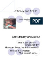 ADHD and Self Efficacy