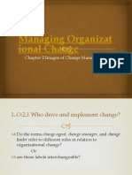 Managing Organizat Ional Change: Chapter 2 Images of Change Management