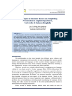 An Analysis of Students Errors On Storyt PDF