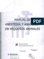 UAB. Manual de Anestesia y Analgesia en Pequeños Animales