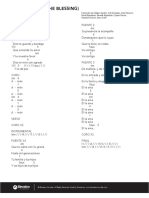 The Blessing Spanish Chart