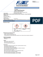 Flottec F120-05 Frother SDS SP r01 2018-08-08 PDF