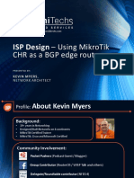 Isp Design - Using Mikrotik: CHR As A BGP Edge Router