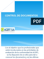 Presentación modificacion Control de documentos