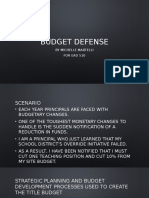 Budget Defense