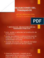 OBLIGACIONES DEL TRABAJADOR