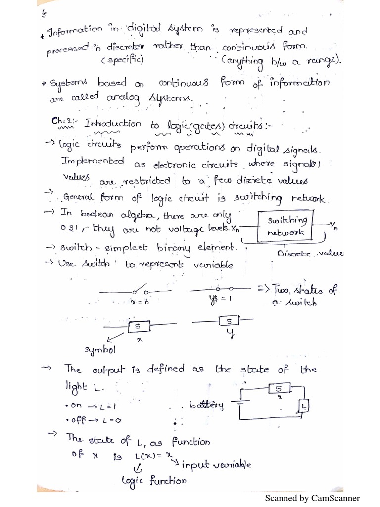 Digital Circuits NOTES PDF PDF