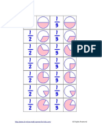 Fractions Dominoes PDF