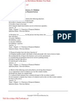 Financial - Markets - and - Institutions - 9th - E Test Bank Sample PDF